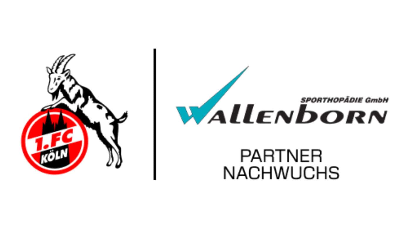 Logo 1. FC Köln Partner Nachwuchs, ein Partner der Wallenborn Sporthopädie GmbH Logo 1. FC Köln Partner Nachwuchs, ein Partner der Wallenborn Sporthopädie GmbH